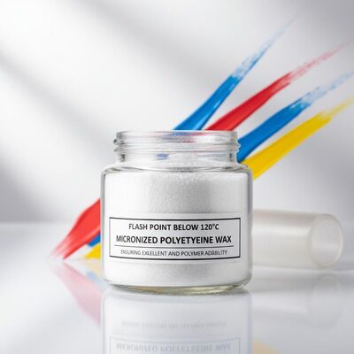 Point d'éblouissement inférieur à 120 °C cire de polyéthylène micronisée assurant une excellente stabilité thermique utilisée dans les peintures et les additifs polymères
